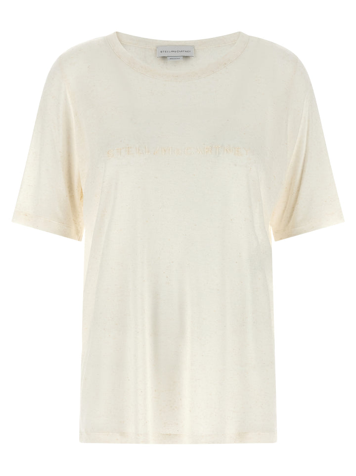 Stella Mccartney Beads Embroidery T shirt - Bianco | de1d22378f351baaf7cc27e5f412329c586cc3ca