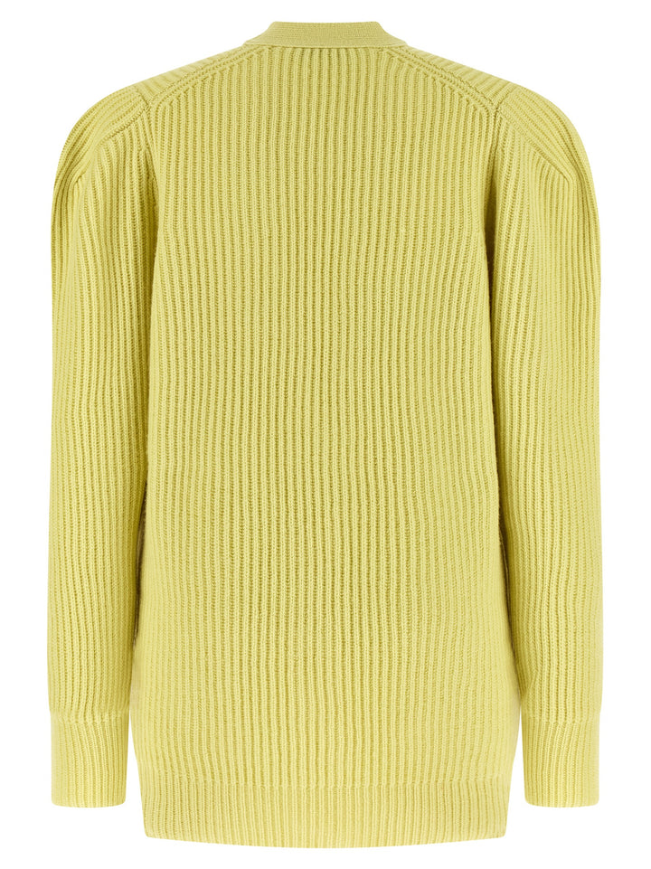 Stella Mccartney Thick Knit Cardigan Maglioni - Giallo | a4383ada54a51aa623bb9812dc46f12c417a4def