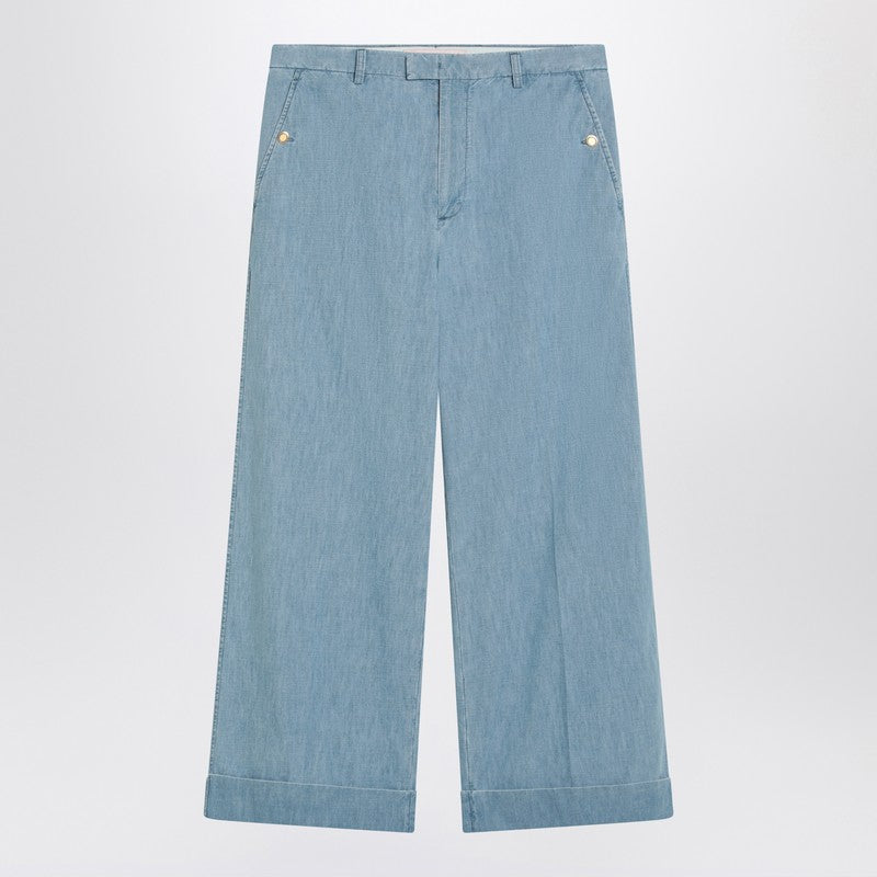 Valentino Pantaloni - Celeste | 9dbdd321eacd8ec3e674f9d2a44919e2b45ec27d