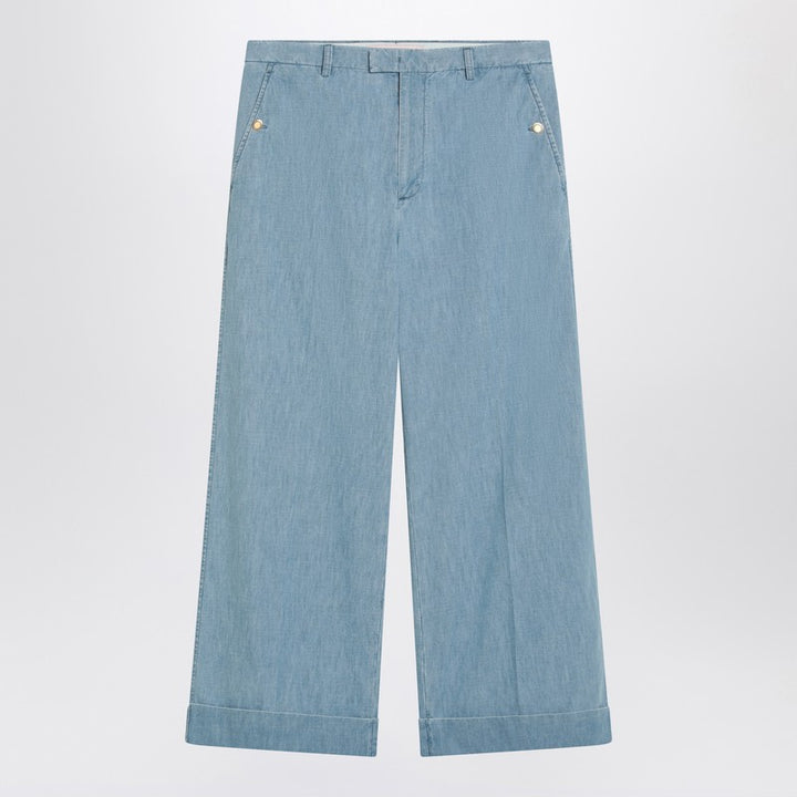 Valentino Pantaloni - Celeste | 9dbdd321eacd8ec3e674f9d2a44919e2b45ec27d