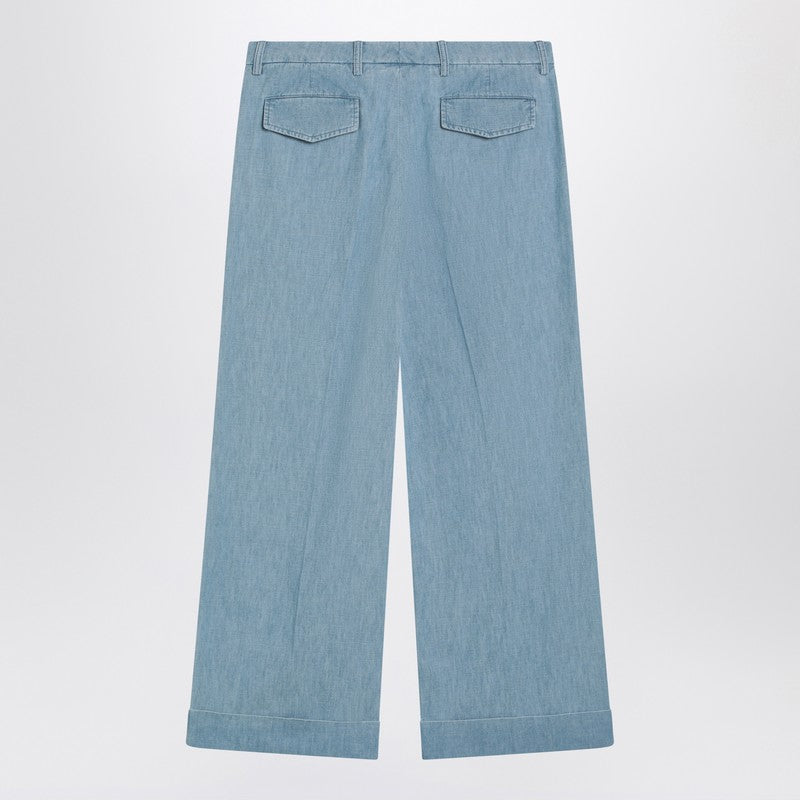 Valentino Pantaloni - Celeste | a0d55a1434d1a80c7de70e047c98b5be223889da