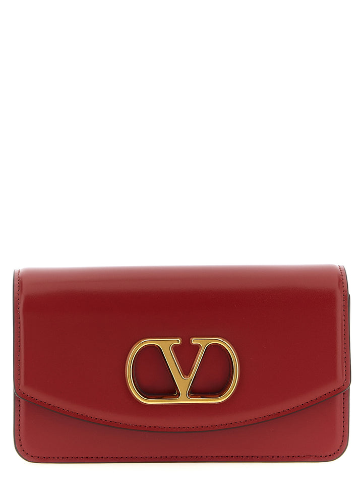 Valentino Garavani Vain Clutch - Rosso | 644ec523310dc08d58abbf4d90af8d38a519b3a4