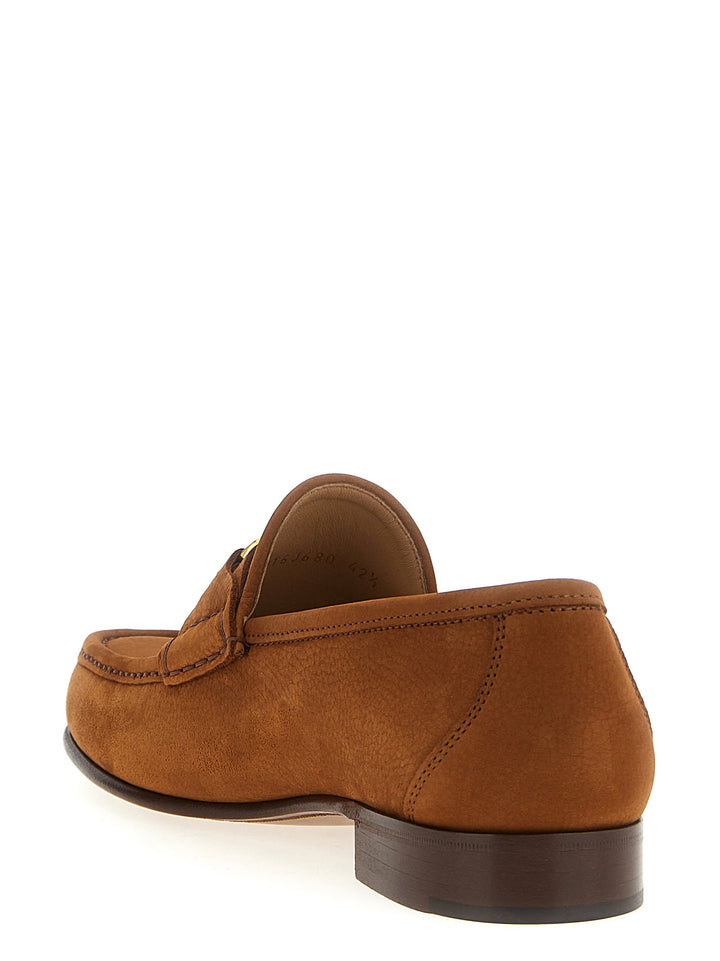 Valentino Garavani Vlogo Signature Mocassini - Marrone | 3635d66dcc1ab03f3cc93ecbc3d9e6c2ab28baea