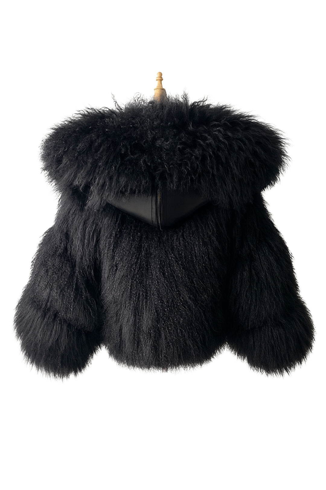 Cappotto Arianna Nero in mongolia