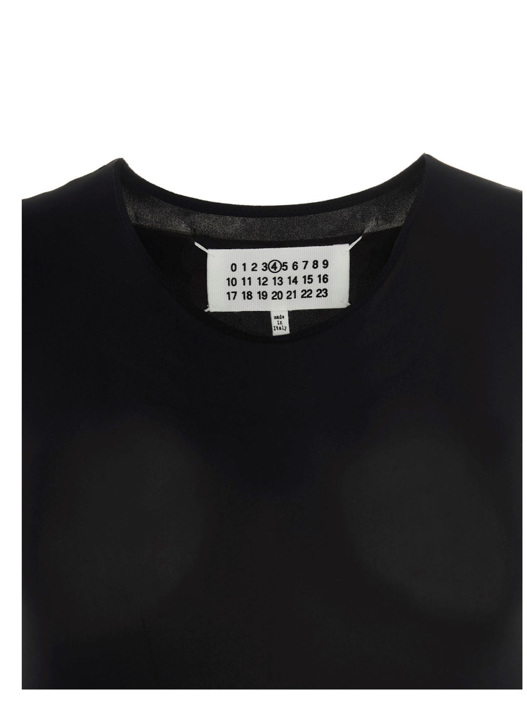 Maison Margiela Long Sleeves Crew Neck Bodysuit Top - Nero | 66ffb20516583aa5de5957e35f9fca8d116f0834