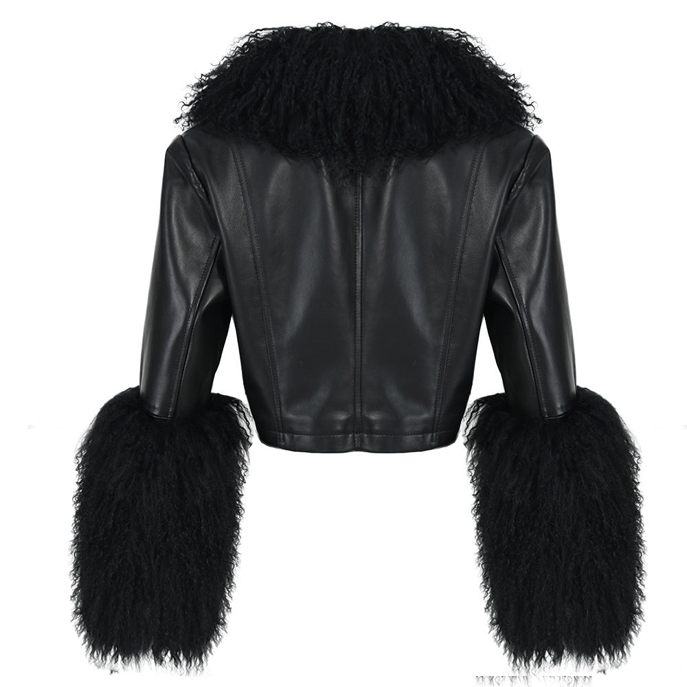 Giacca Giulienne Nera in Mongolia