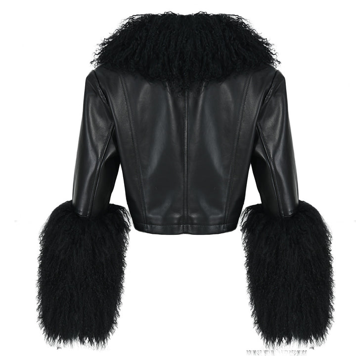 Giacca Giulienne Nera in Mongolia