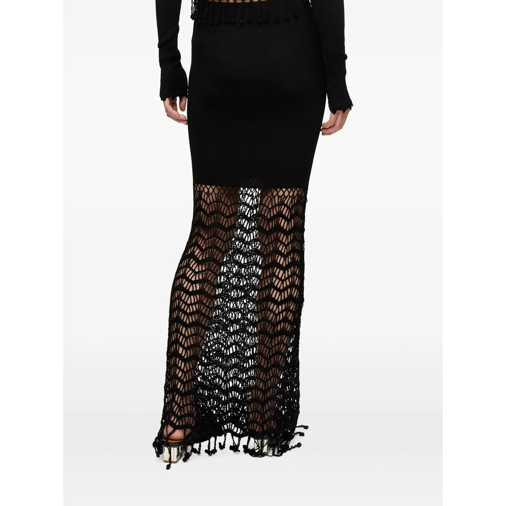 Ganni Gonne - Nero | de969b8650a90efa4abacd3fcffe10471d297daf