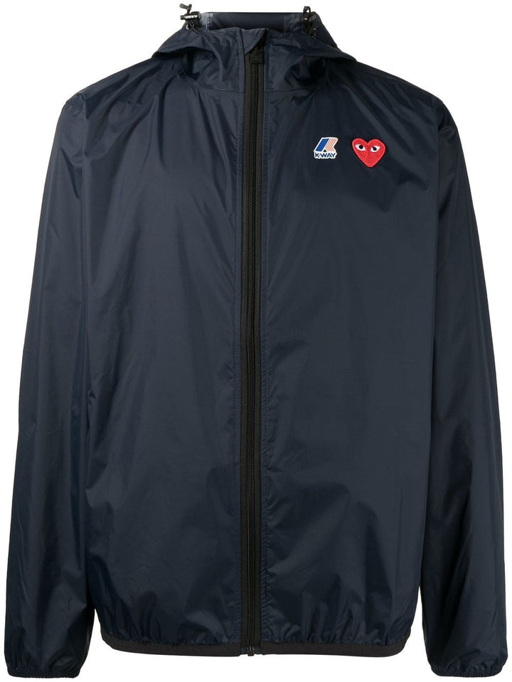 Comme Des GarÇOns Play Sport jackets & wind breakers - Blu | f42f4b78ff0571eddcc0aade8bf5d374d5b48a8e