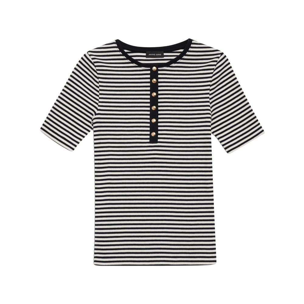 Anine Bing T Shirt - Nero, Bianco | 1a8c2373901e3effcb7ec72d6aceeea8ac96f1f6