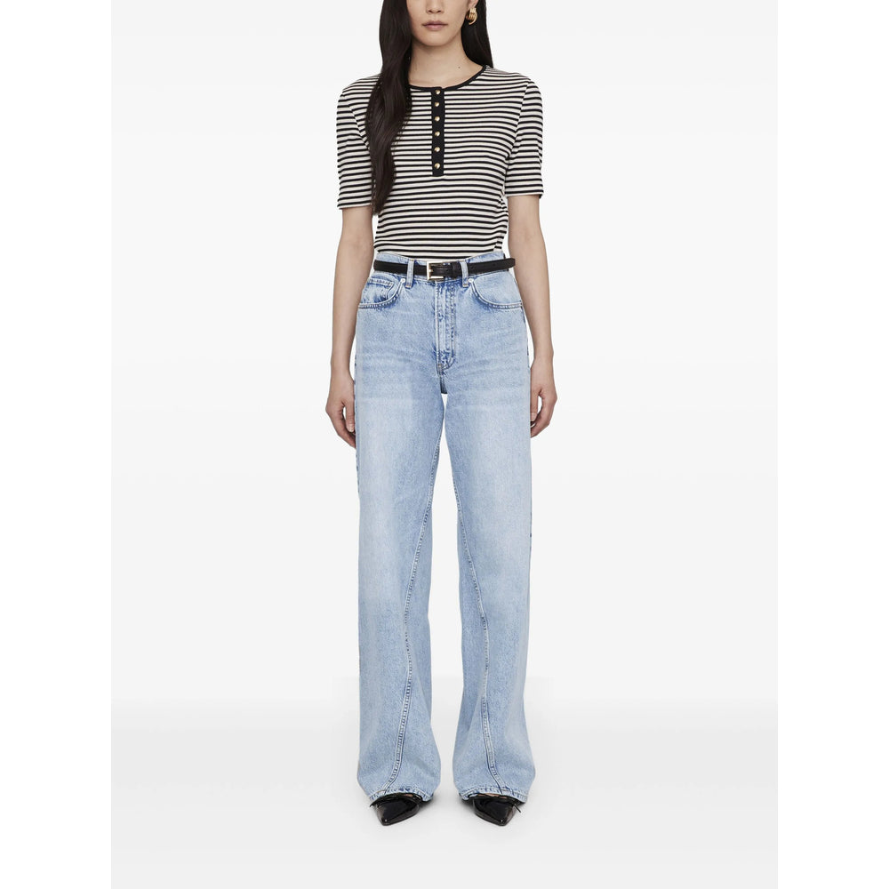 Anine Bing T Shirt - Nero, Bianco | 3e6f6ef881a8489c5f921f24c381a5915d020ef9