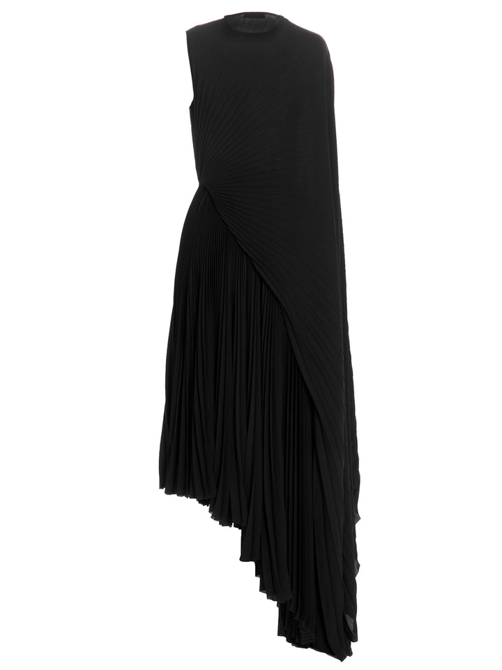 Asymmetrical Pleated’ Dress Abiti Nero