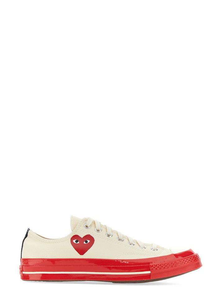 Comme Des Garçon Play x Converse Sneakers - Bianco | Wanan Luxury