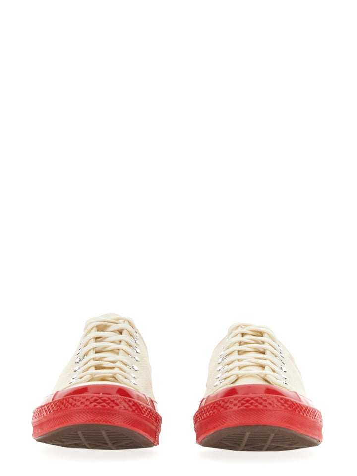 Comme Des Garçon Play x Converse Sneakers - Bianco | Wanan Luxury