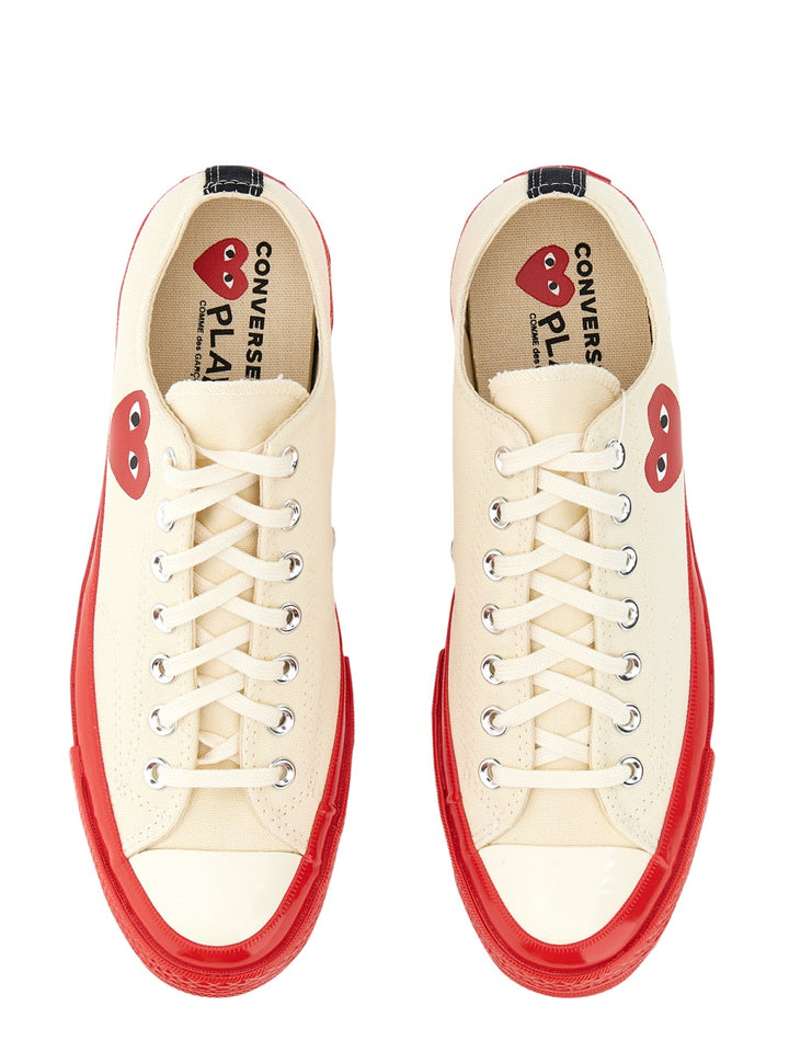 Comme Des Garçon Play x Converse Sneakers - Bianco | Wanan Luxury