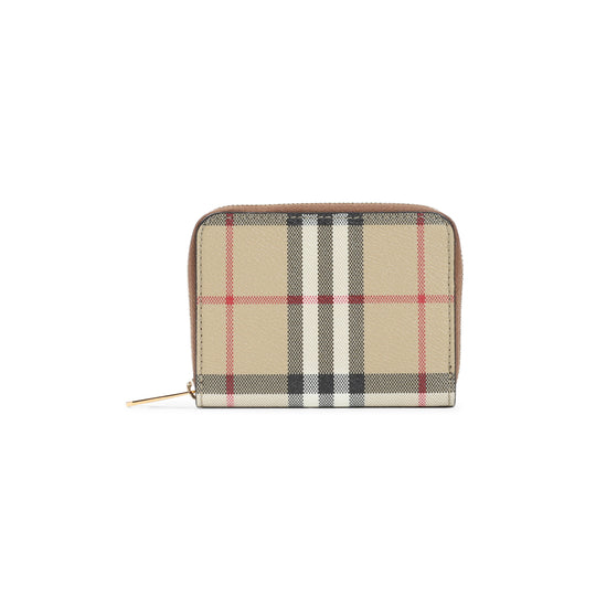 Archive Beige Mini Zip Around Wallet
