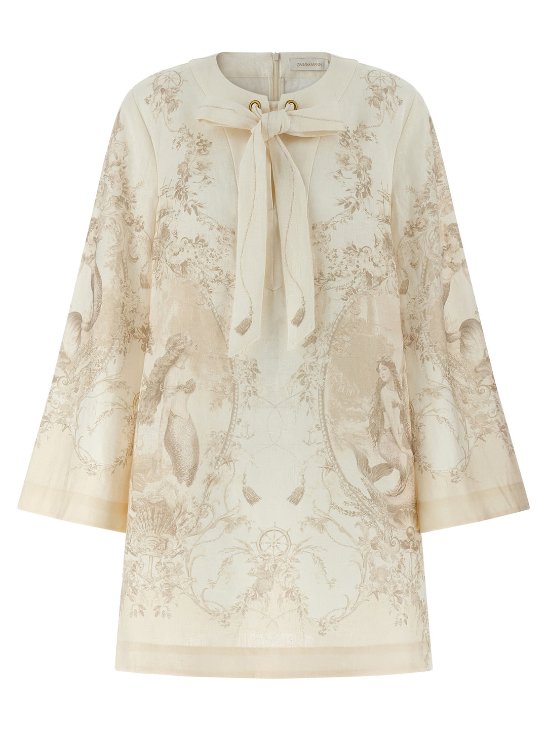 Zimmermann Tunic Dress Abiti - Beige | 9e06d77199f8249fdf46fe4036885f67b3141947