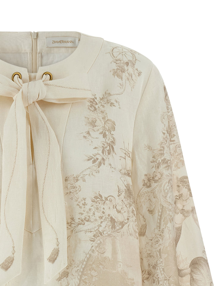 Zimmermann Tunic Dress Abiti - Beige | 107f35d4a2b23a8b3467fb4adcb9b6e851c90231