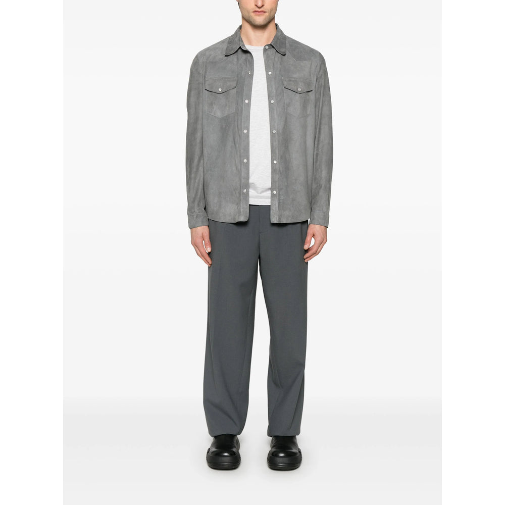 Salvatore Santoro Leather Outerwears - Grigio | d9720d88984d20470a1f96ea45d0cd3925229fad