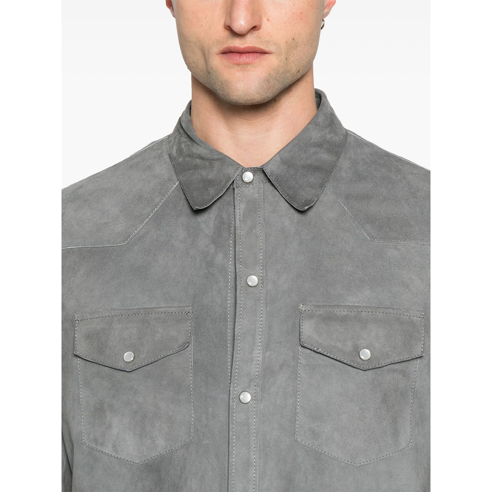 Salvatore Santoro Leather Outerwears - Grigio | 2c4cdbf831aeb244e54fa0347c885f21a0b98aea