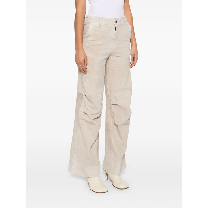 Salvatore Santoro Leather Pants - Grigio | 0dd4e2aae6f579cb3519f734633b428d3fc695b9