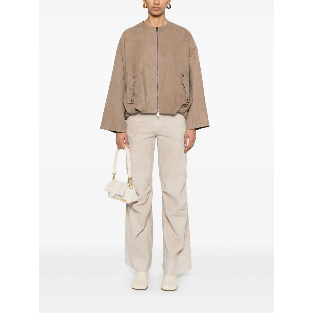 Salvatore Santoro Leather Pants - Grigio | 9606635fb6653441cbbf2073a1a37eb3fe9e8bd8