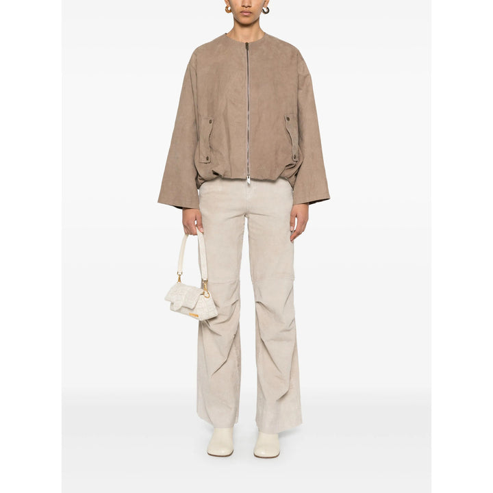 Salvatore Santoro Leather Pants - Grigio | 9606635fb6653441cbbf2073a1a37eb3fe9e8bd8