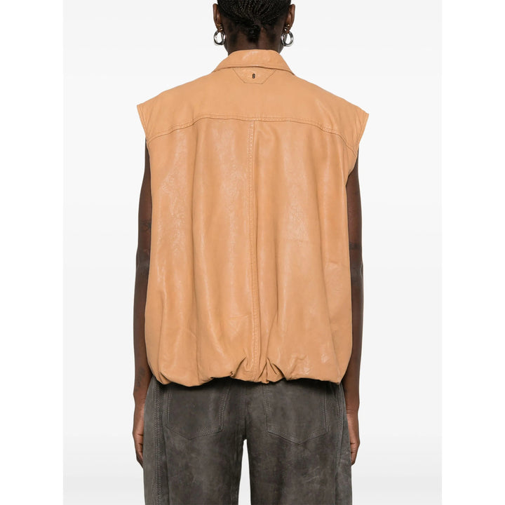 Salvatore Santoro Leather Waistcoats - Marrone | 144897e8578b04e5460ab1d0669bec121d047edd