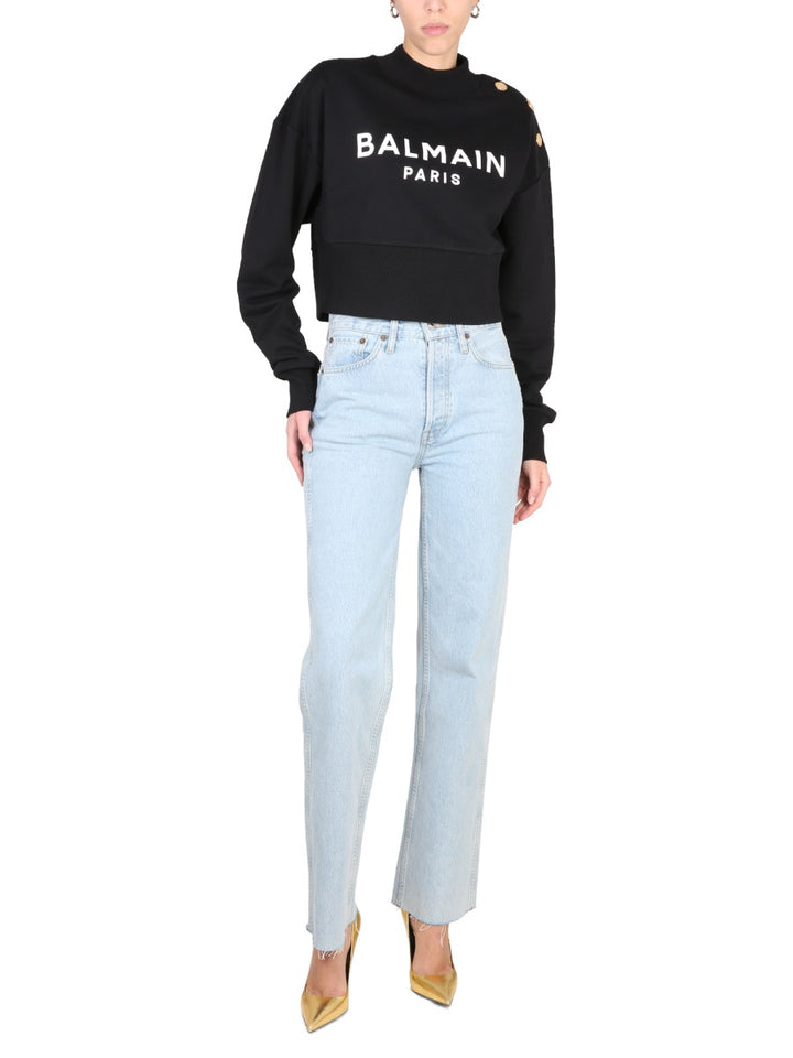 Balmain Felpe - Nero | Wanan Luxury