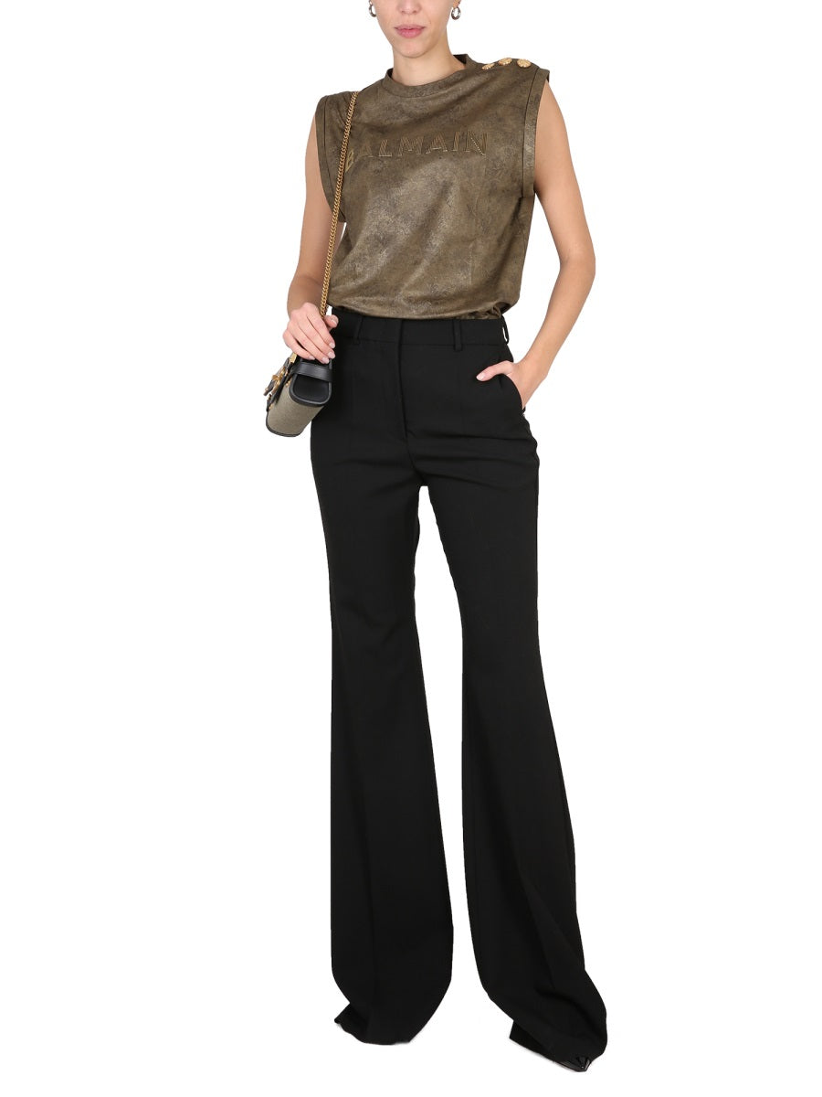 Balmain T shirt - Verde | Wanan Luxury