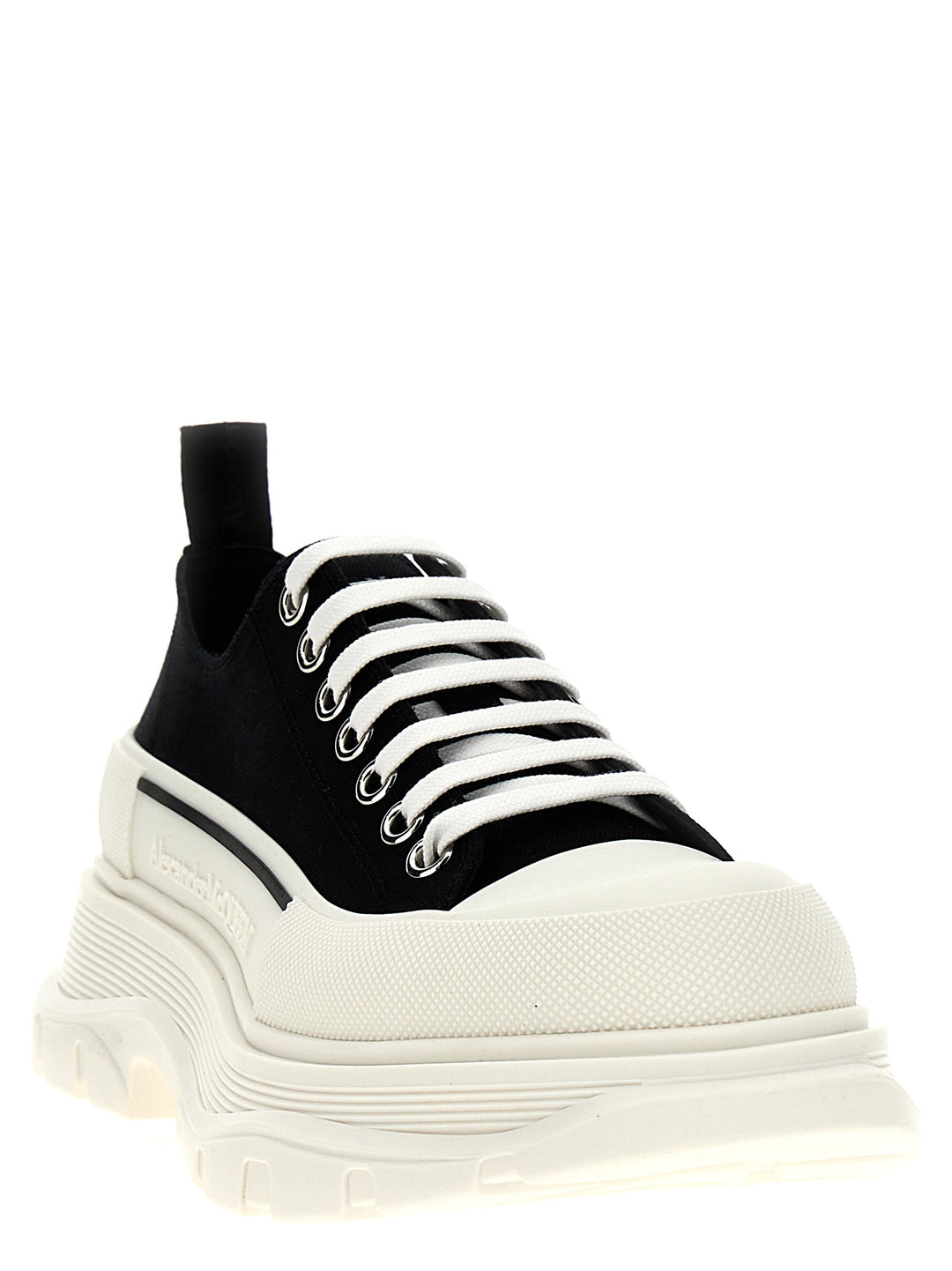 Mcqueen Canvas Sack Sneakers - Bianco/Nero | eb8919189dbb495b55bb15e60d9d8204c16f7933