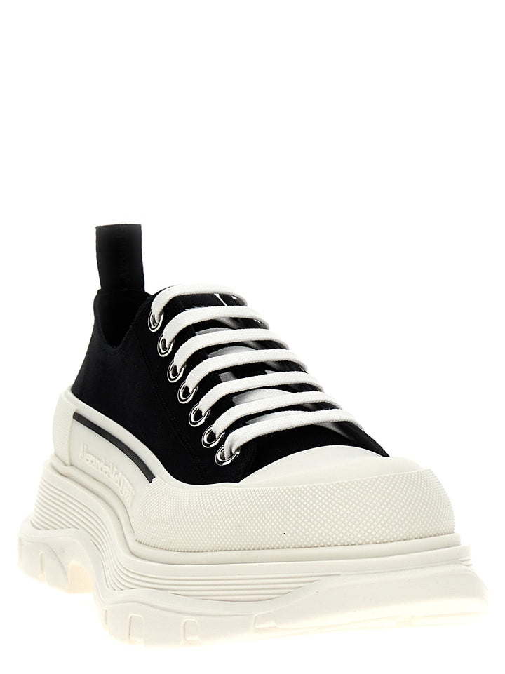 Mcqueen Canvas Sack Sneakers - Bianco/Nero | eb8919189dbb495b55bb15e60d9d8204c16f7933