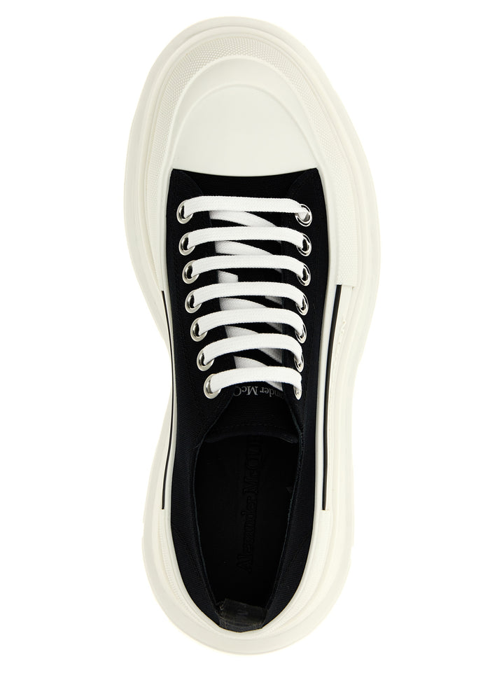 Mcqueen Canvas Sack Sneakers - Bianco/Nero | b3ef651882f9f30e9015e1de0301f7fef24b12e2
