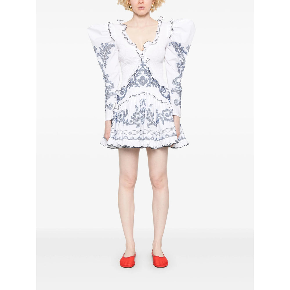 Alemais Abiti - Bianco, Blu | c7c6890e6f5cbc1c12113aba19cb900fd6b4d410