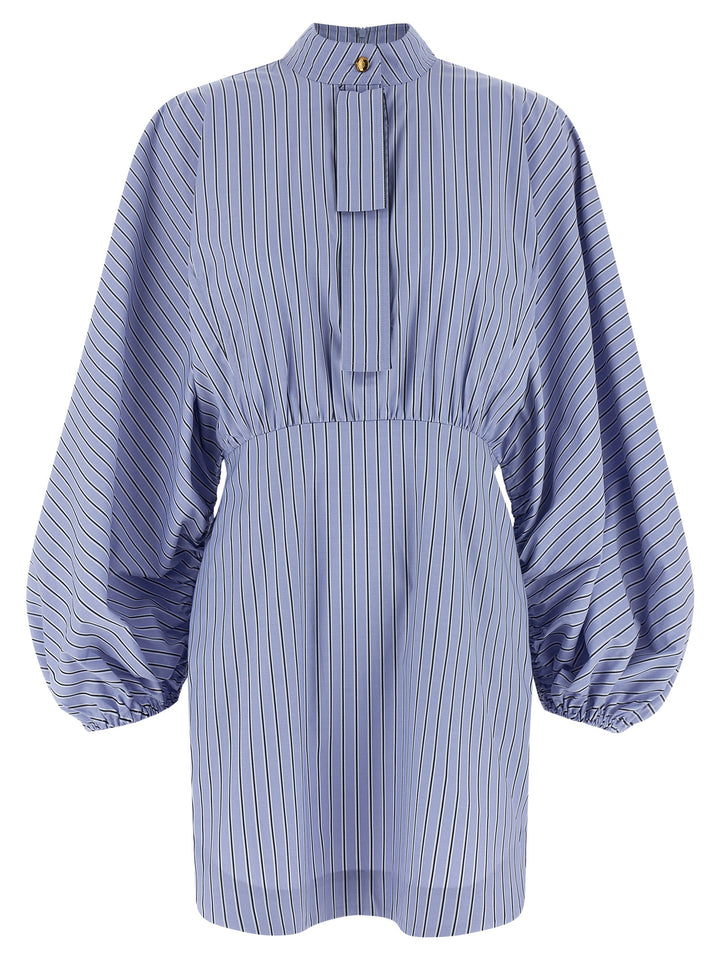 Zimmermann Drawstring Stripe Mini Abiti - Celeste | 6e5d99ab36e60c4b2018d786b7b2f4d475443068