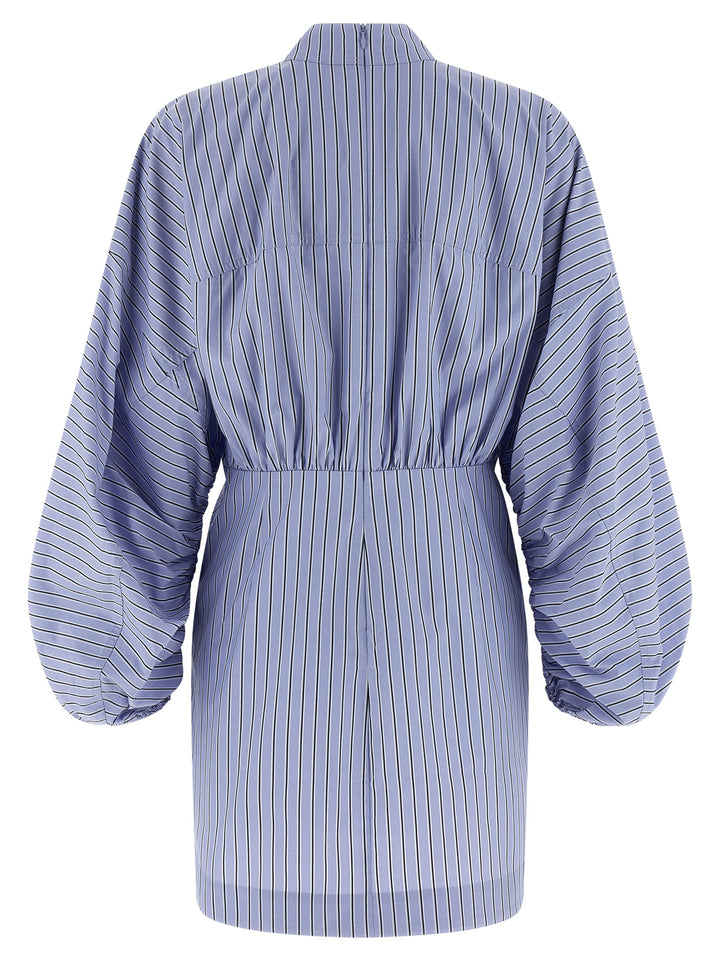 Zimmermann Drawstring Stripe Mini Abiti - Celeste | 99a3cf8fd6db991f2eb72c983af1911fa190114c