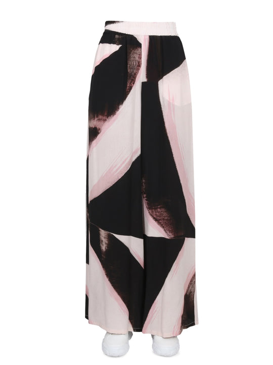 Brushstroke Graphic Pants