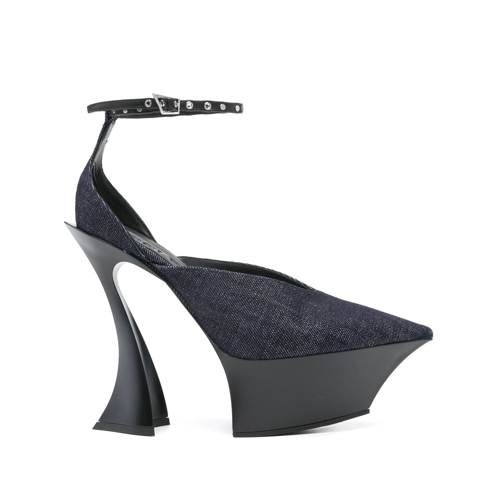 Mugler Scarpe - Blu, Nero | 6fb6d7a773563a0605bca44f5cb695d8289b4277