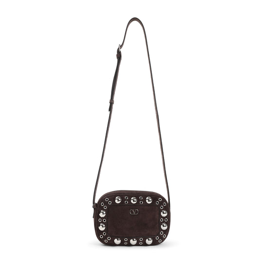 Testa Di Moro Brown Cow Suede Leather Nellcote Cross Body Bag