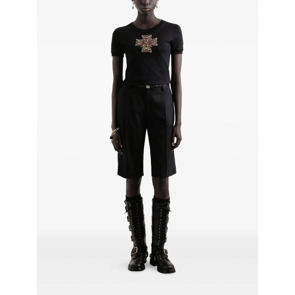 Dolce & Gabbana Shorts - Nero | a773728548f15dd7f18e63f8e8f1afaf1c99433a