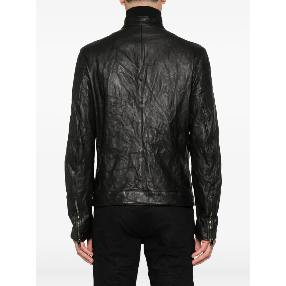 Dolce & Gabbana Leather Outerwears - Nero | ee428c873b012f705538da8162bc5ecb2a3bbe30