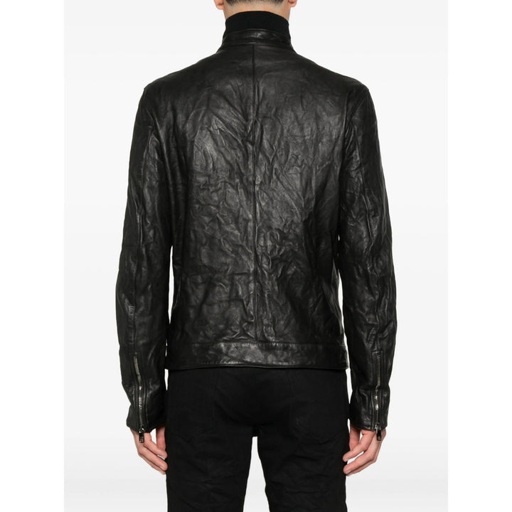 Dolce & Gabbana Leather Outerwears - Nero | ee428c873b012f705538da8162bc5ecb2a3bbe30