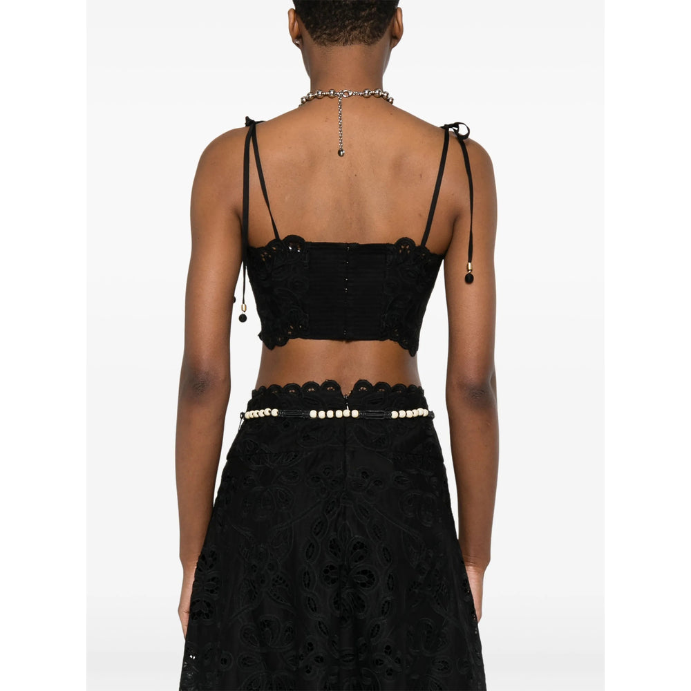 Zimmermann Top - Nero | c0d43b35e07c4c7885dcc61b08e3a33c17297d3e