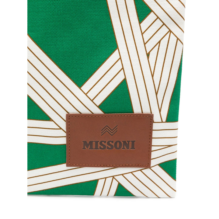 Missoni Home Borse - Bianco, Verde | 235f49b51fd8fcf50796dfc4e5e68603d828eb89