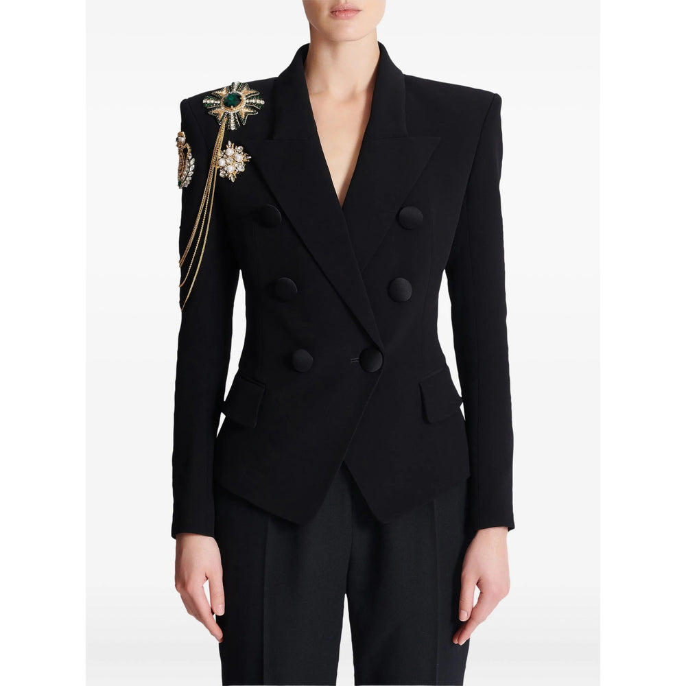 Balmain Giacche - Nero | 65e78062dd64435463a2213aa7724f0d941171f4