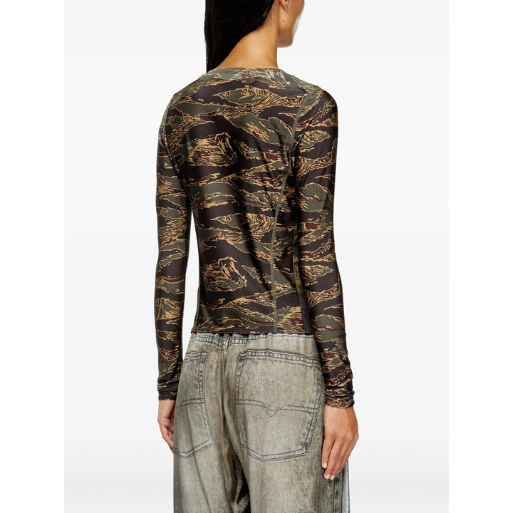 Diesel Top - Verde, Marrone | b9e2e7b26fbd72d4117451d3f73758e47b4d4c5b