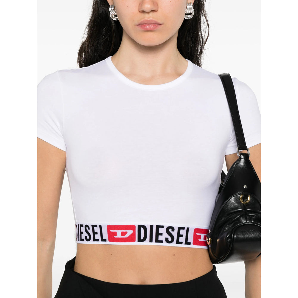 Diesel T Shirt - Bianco | d7912b8e00be6ed8f2fcecb4dc21e6afa31f57a6