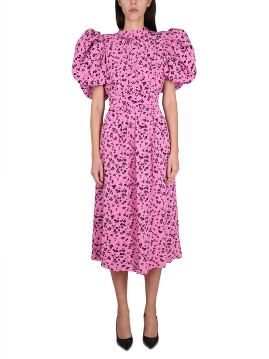 Puffy Fine Jacquard Dress