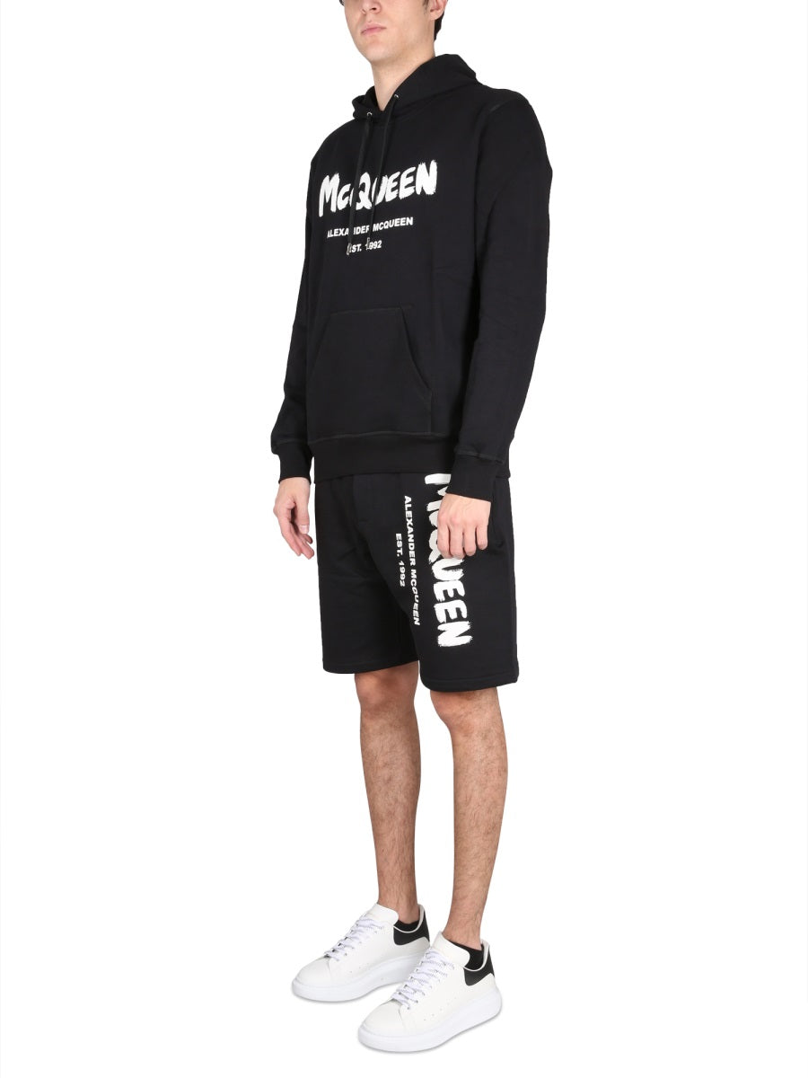 Alexander Mcqueen Shorts - Black | f0720dc3620d79365328e46c19e27d26756ffa61