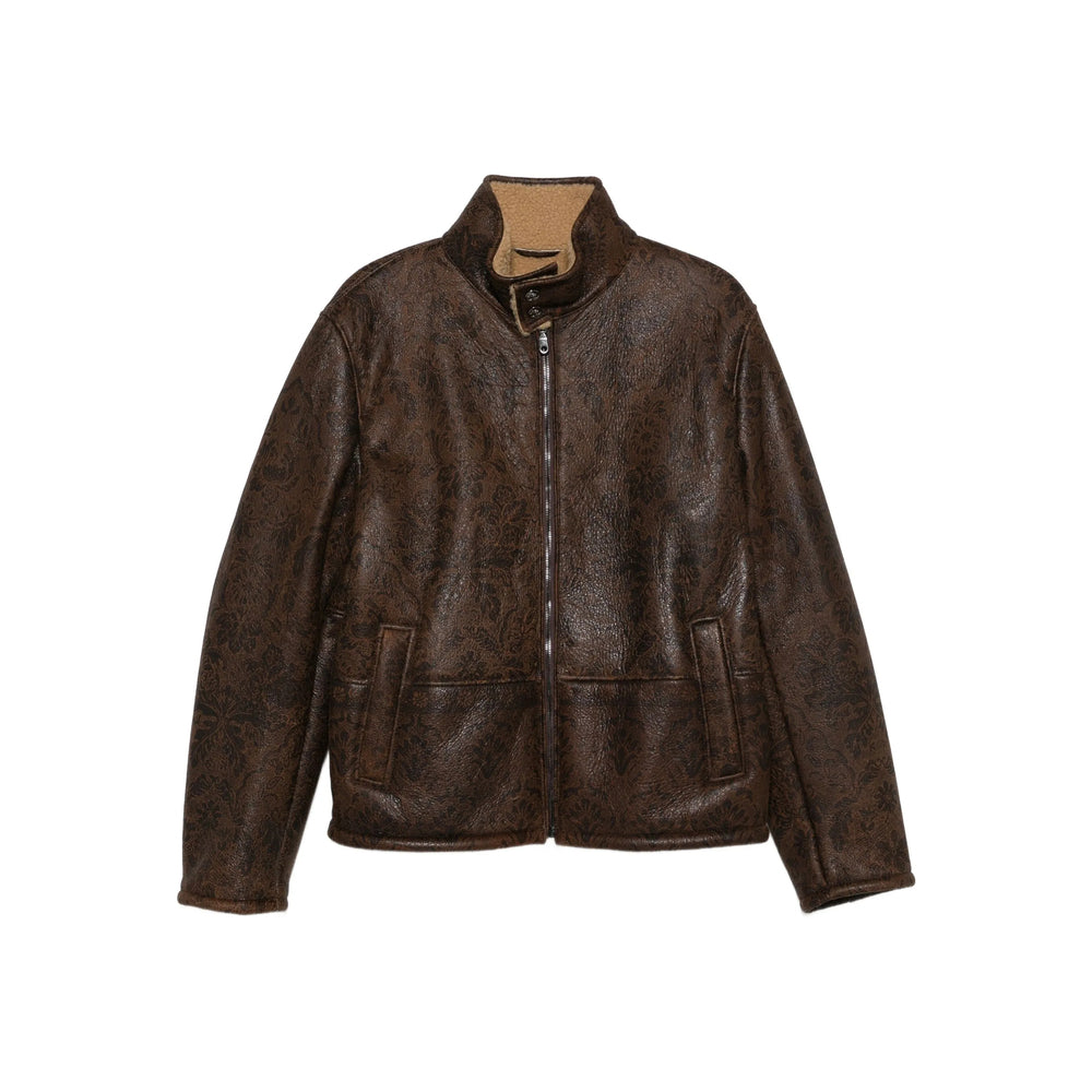 Etro Leather Outerwears - Marrone | db8f89d17c3625b4c302d2bc460908f778cfcf9d